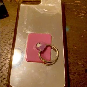 iPhone case mirrored with holding tag